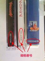 CD、DVDの規格番号